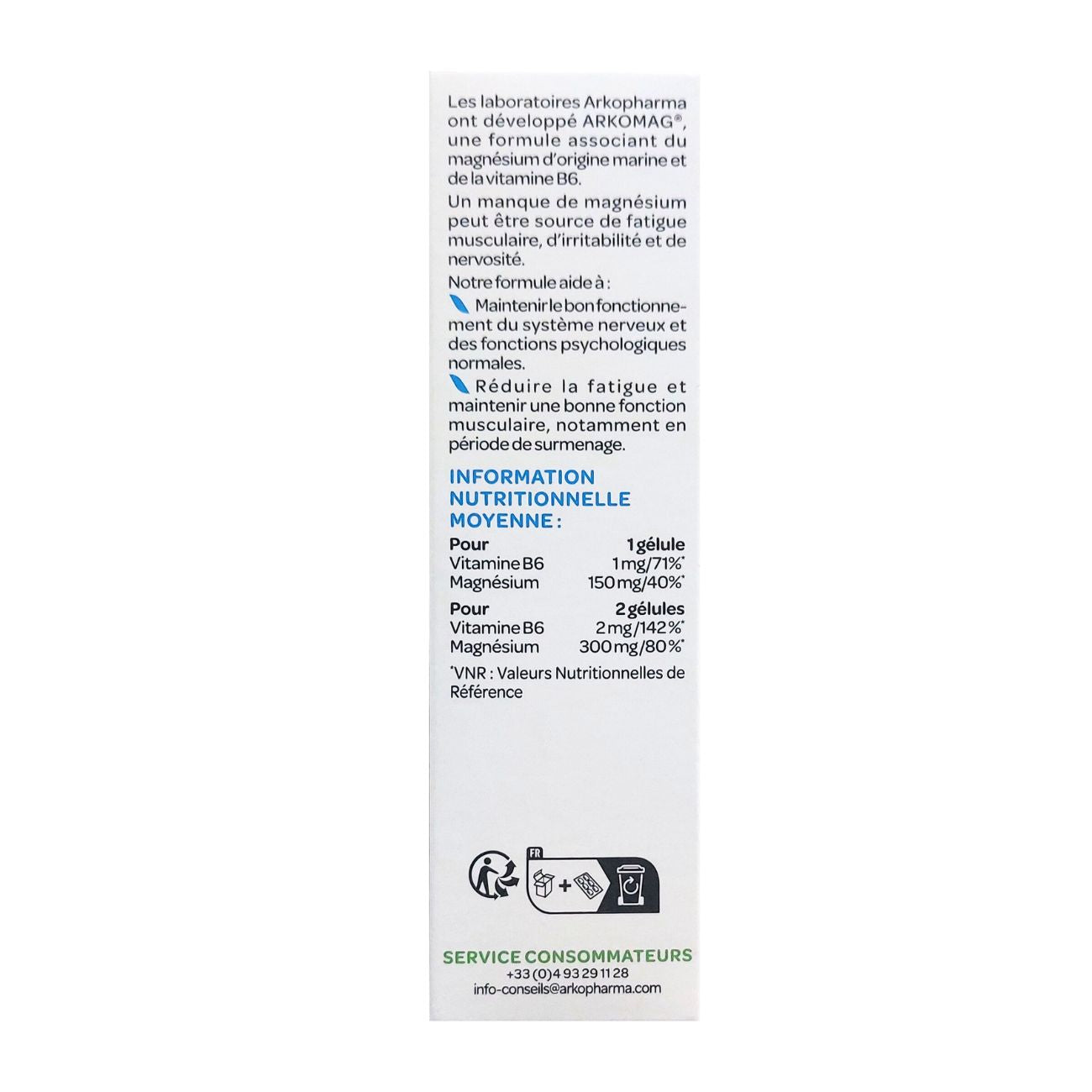 Magnesium and Vitamin B6 150mg