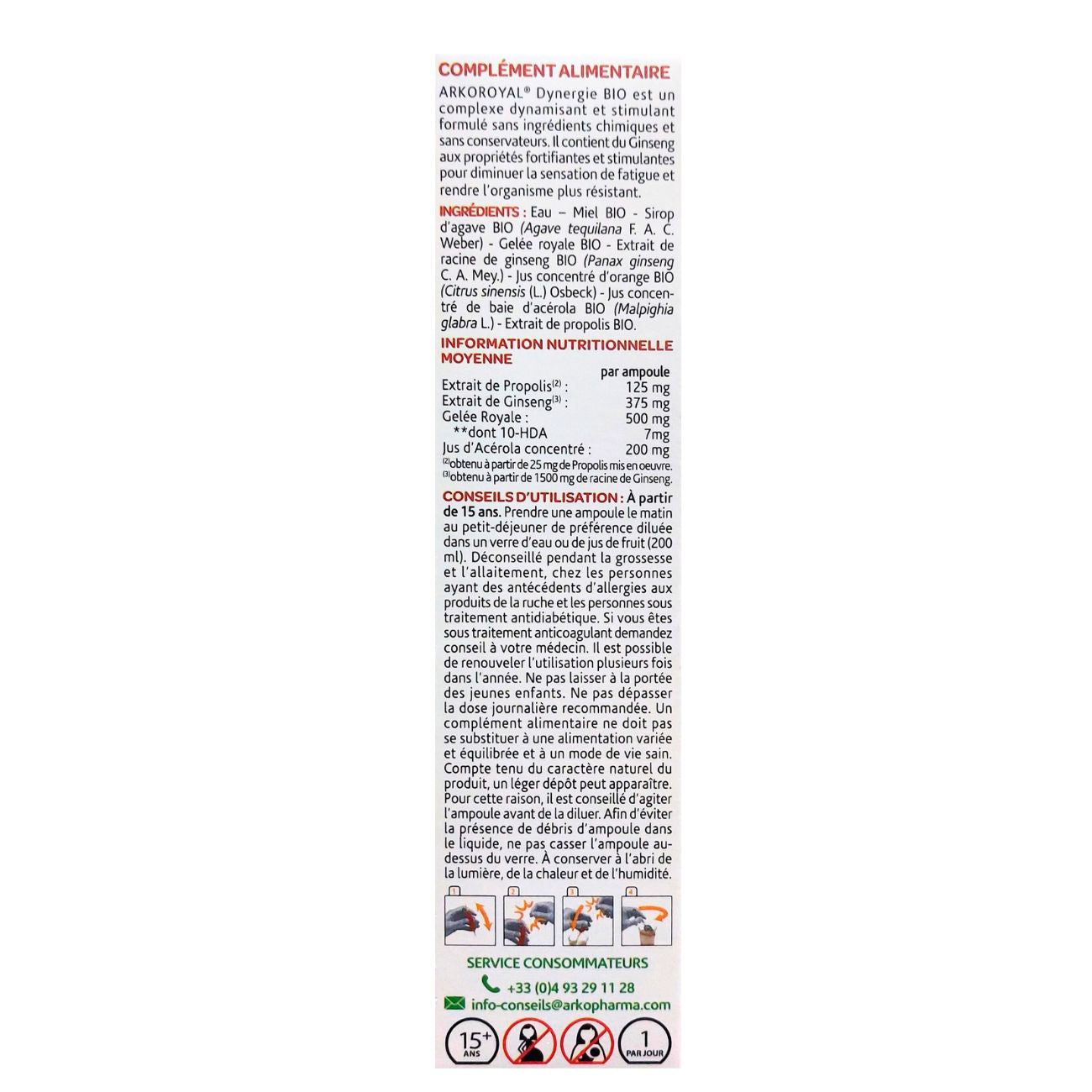 Royal Jelly complex with Ginseng - Dynergie