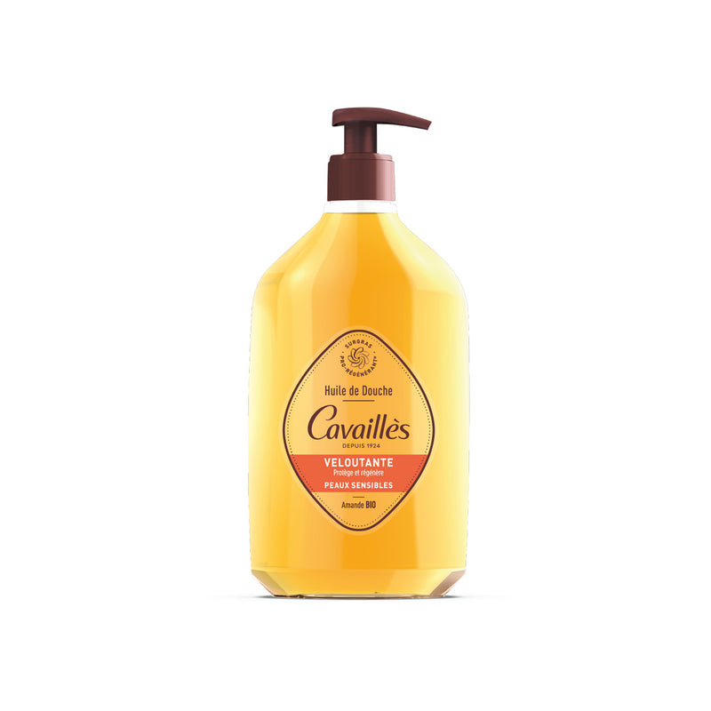 Velvety Shower Oil Enriched with Argan & Almond Oils - Sensitive & Dry Skin