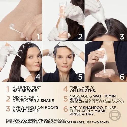 L’Oréal Paris Excellence Crème Universal Nudes Hair Coloration, Ammonia-free Conditioning Coloration with Micro Keratin for Long-lasting 100% Grey Coverage Natural Coloration