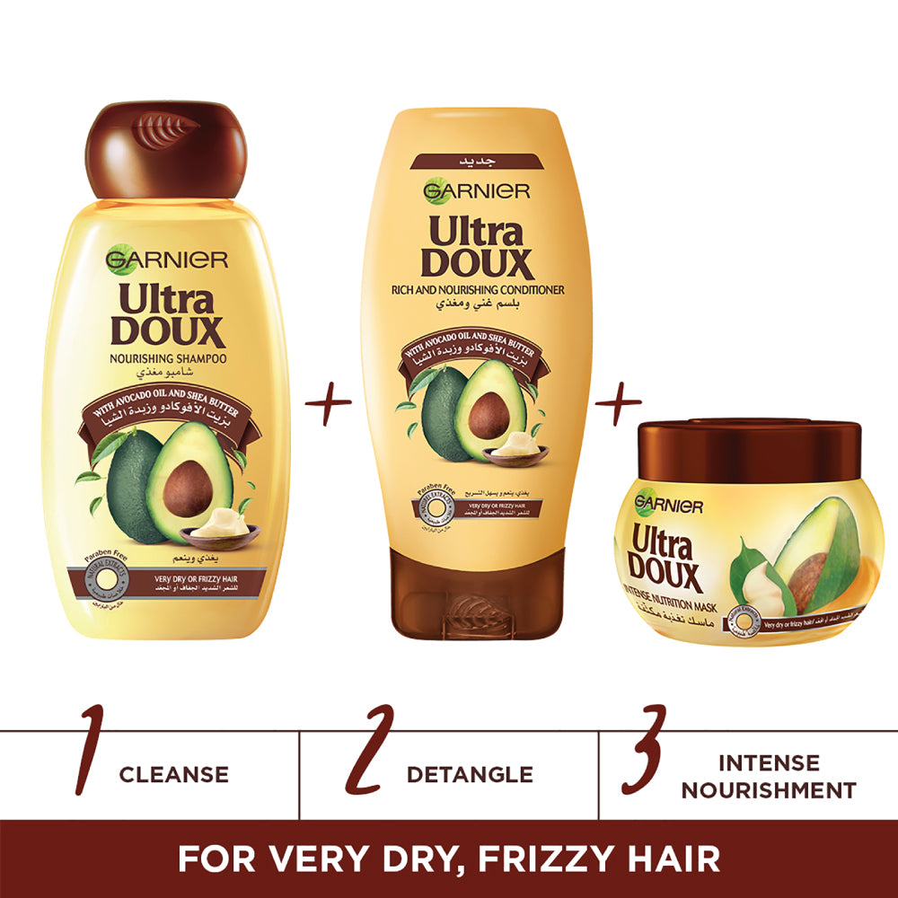 Ultra Doux Avocado & Shea butter Shampoo