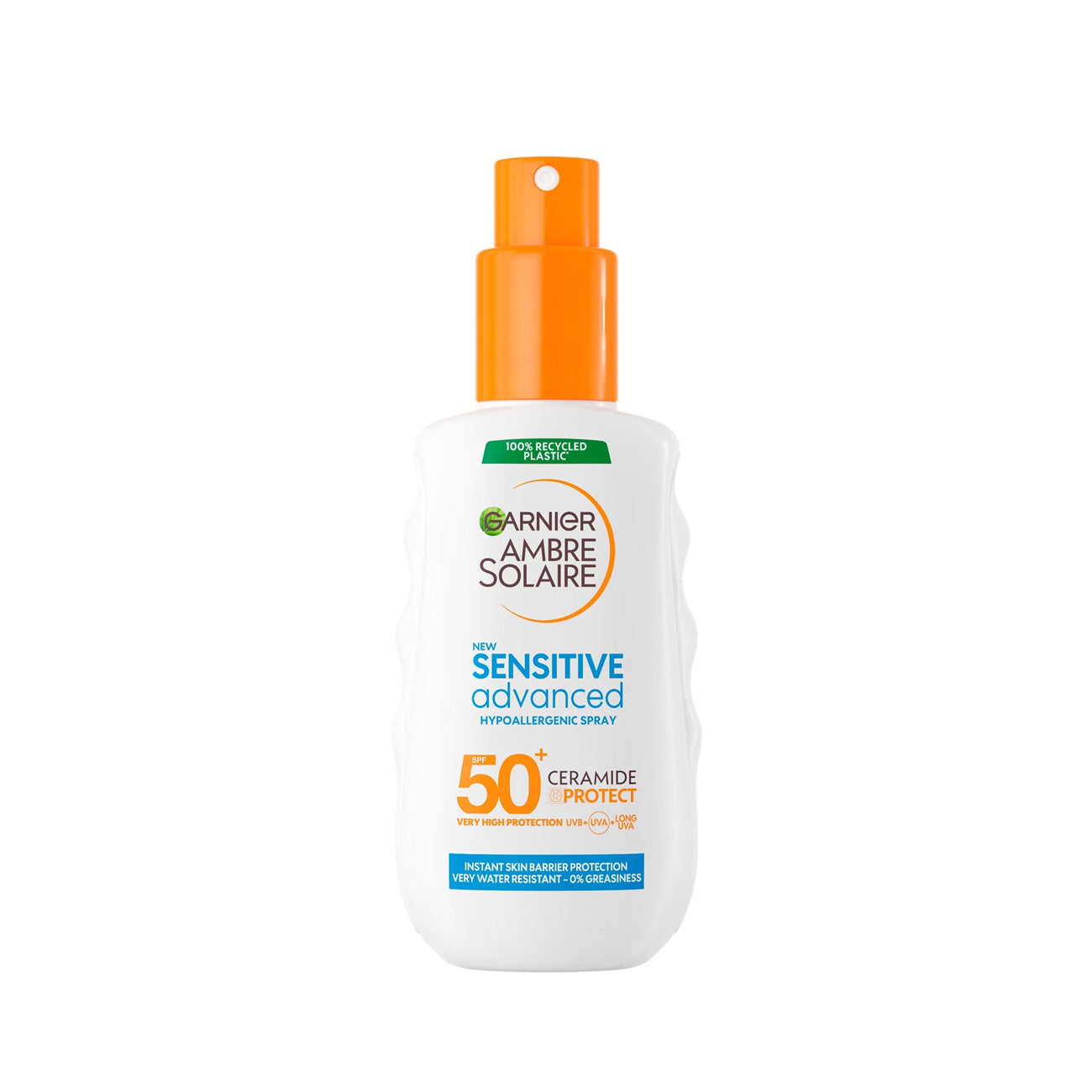 Garnier Ambre Solaire Sensitive Advanced SPF 50+ Ceramide Protect Sunscreen Spray For Adults