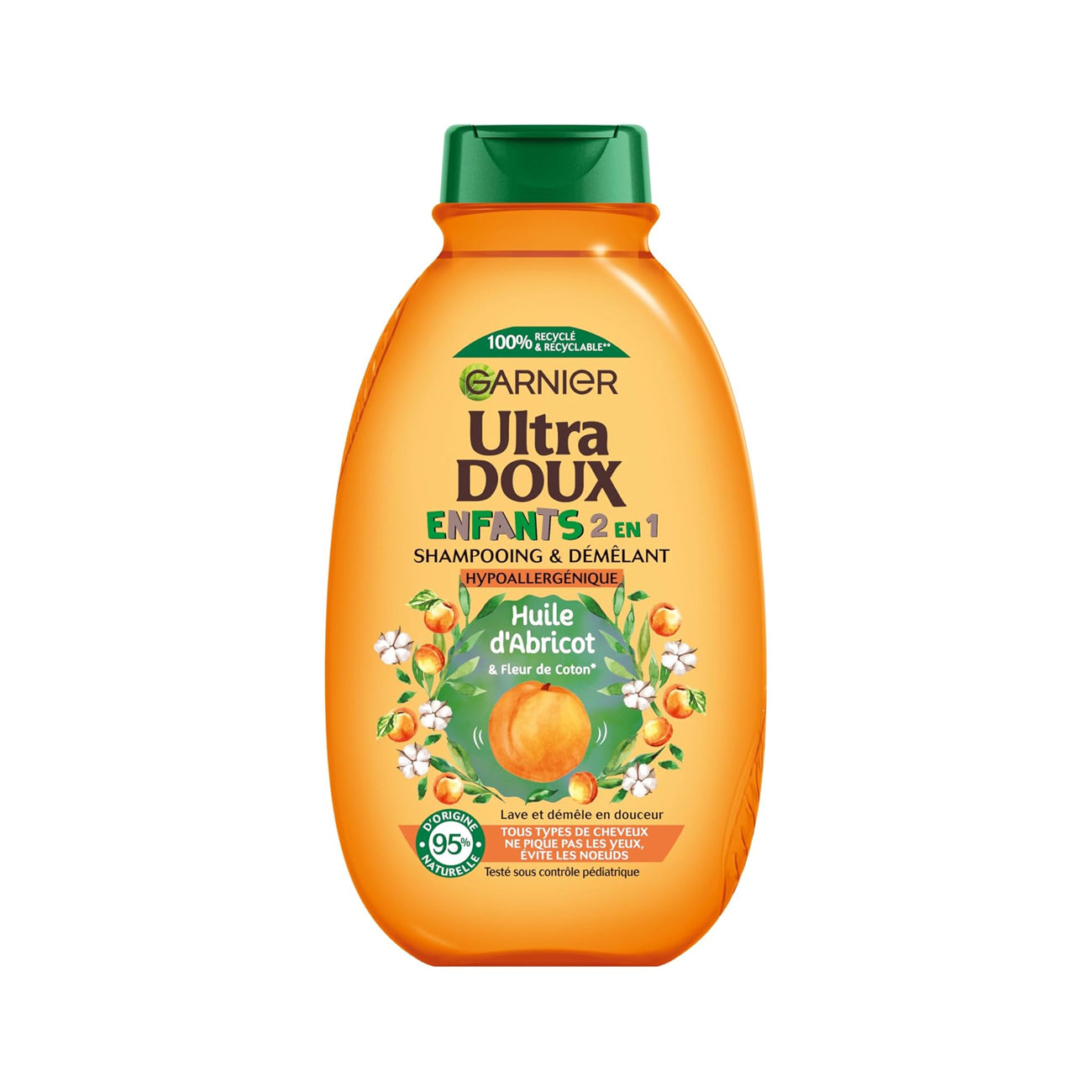 Ultra Doux - Children - with Apricot and Cotton Flower - Shampoo 2 in 1