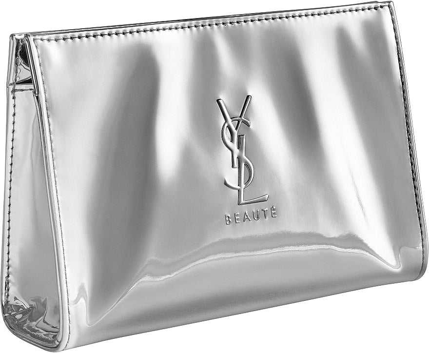 Yves Saint Laurent Small Silver Pouch - Gift
