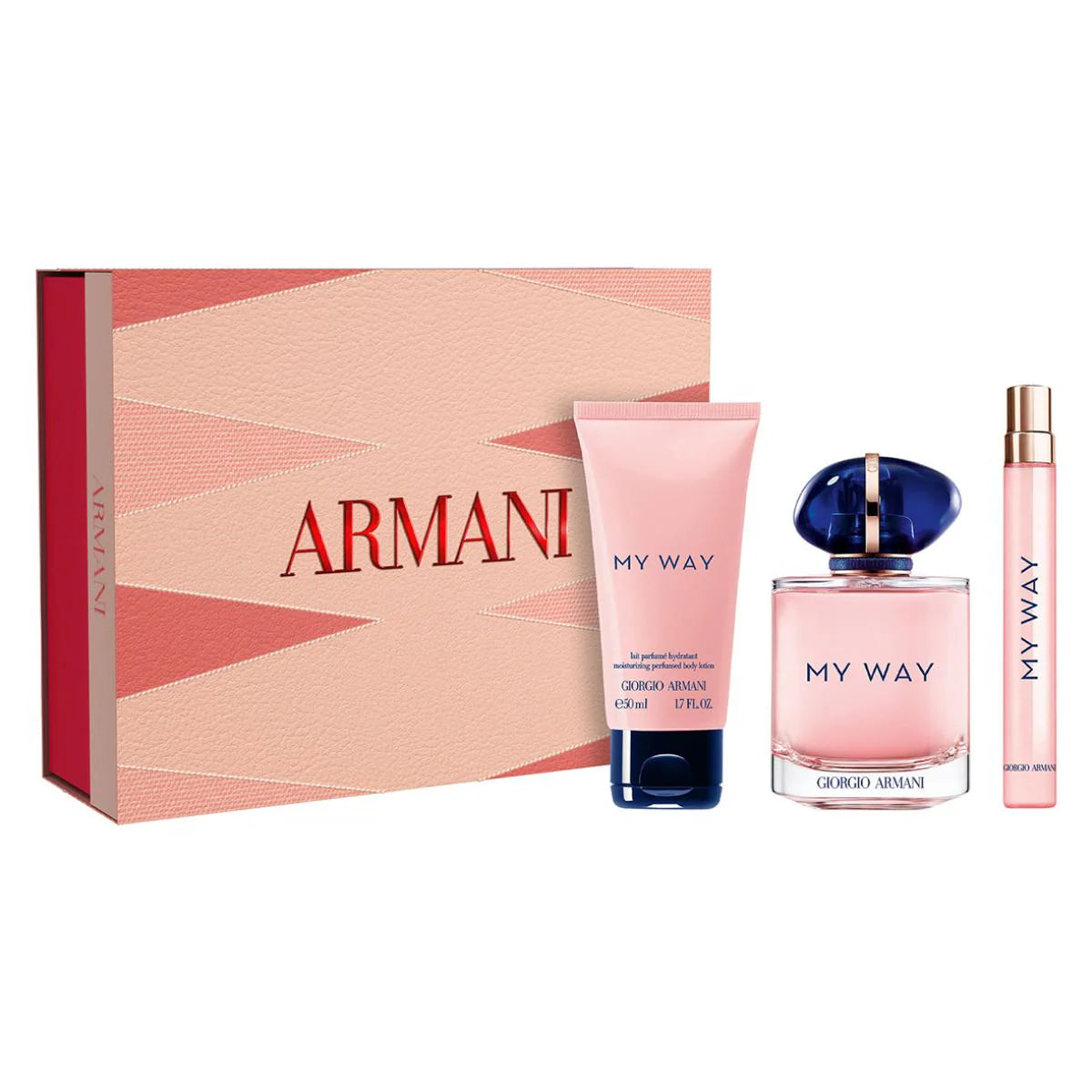 My Way Eau de Parfum 90ml + 10ml & Body Lotion Trio Coffret