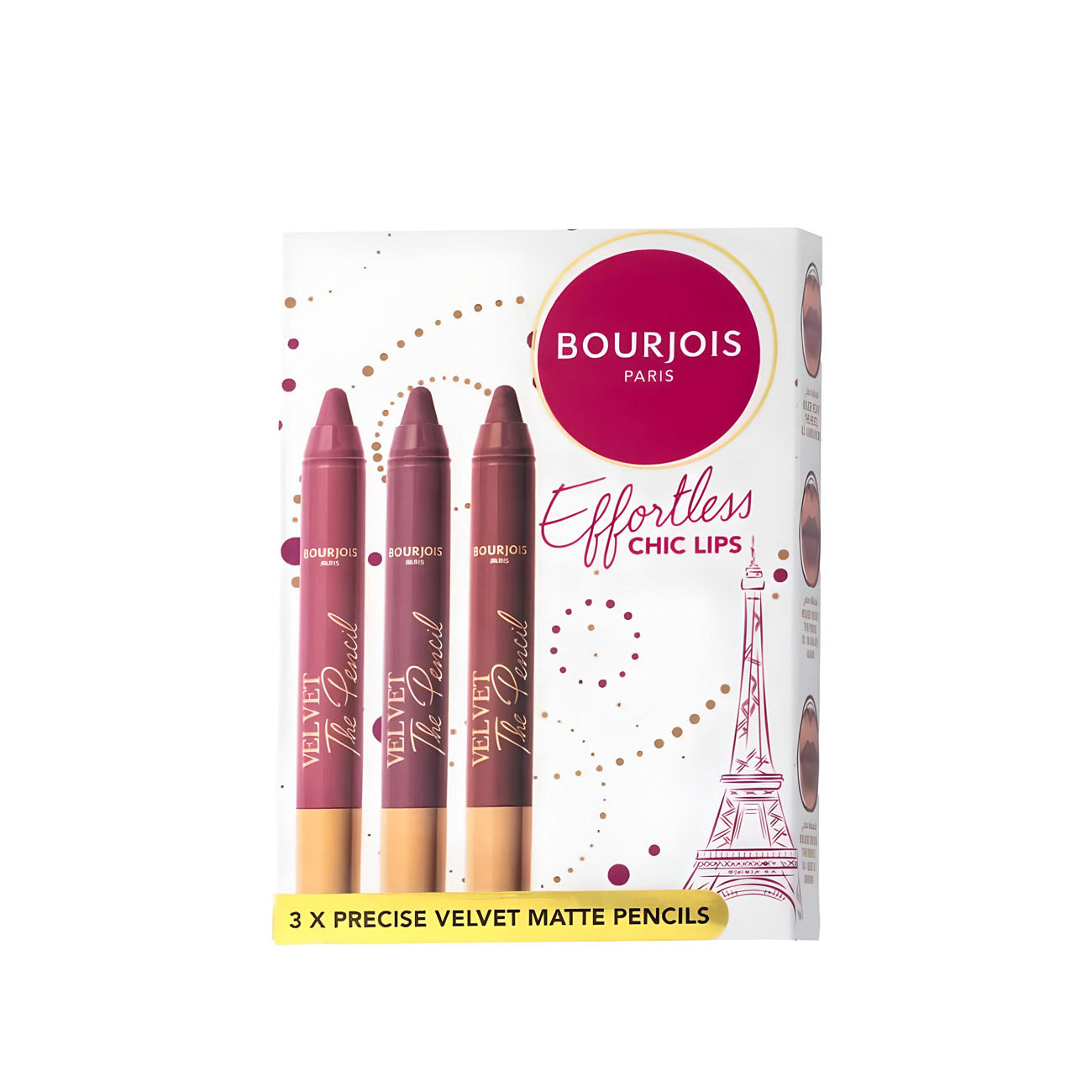 Effortless Chic Lips Velvet Matte Pencils Kit
