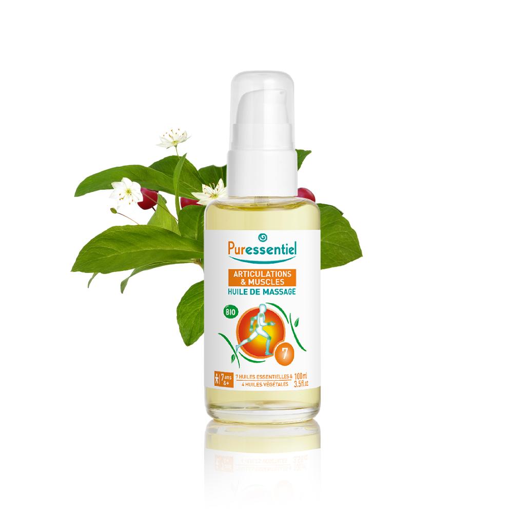Muscles & Joints - Relaxing Organic Massage Oil - Arnica / Wintergreen