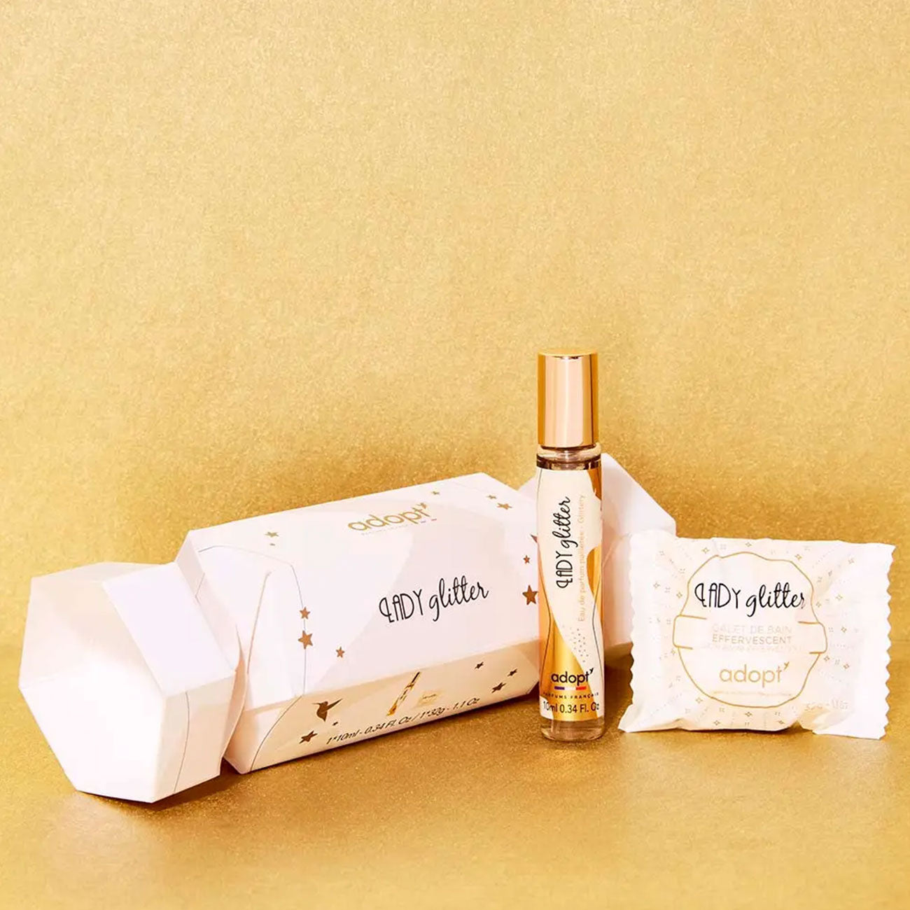 Lady Glitter Cracker Set