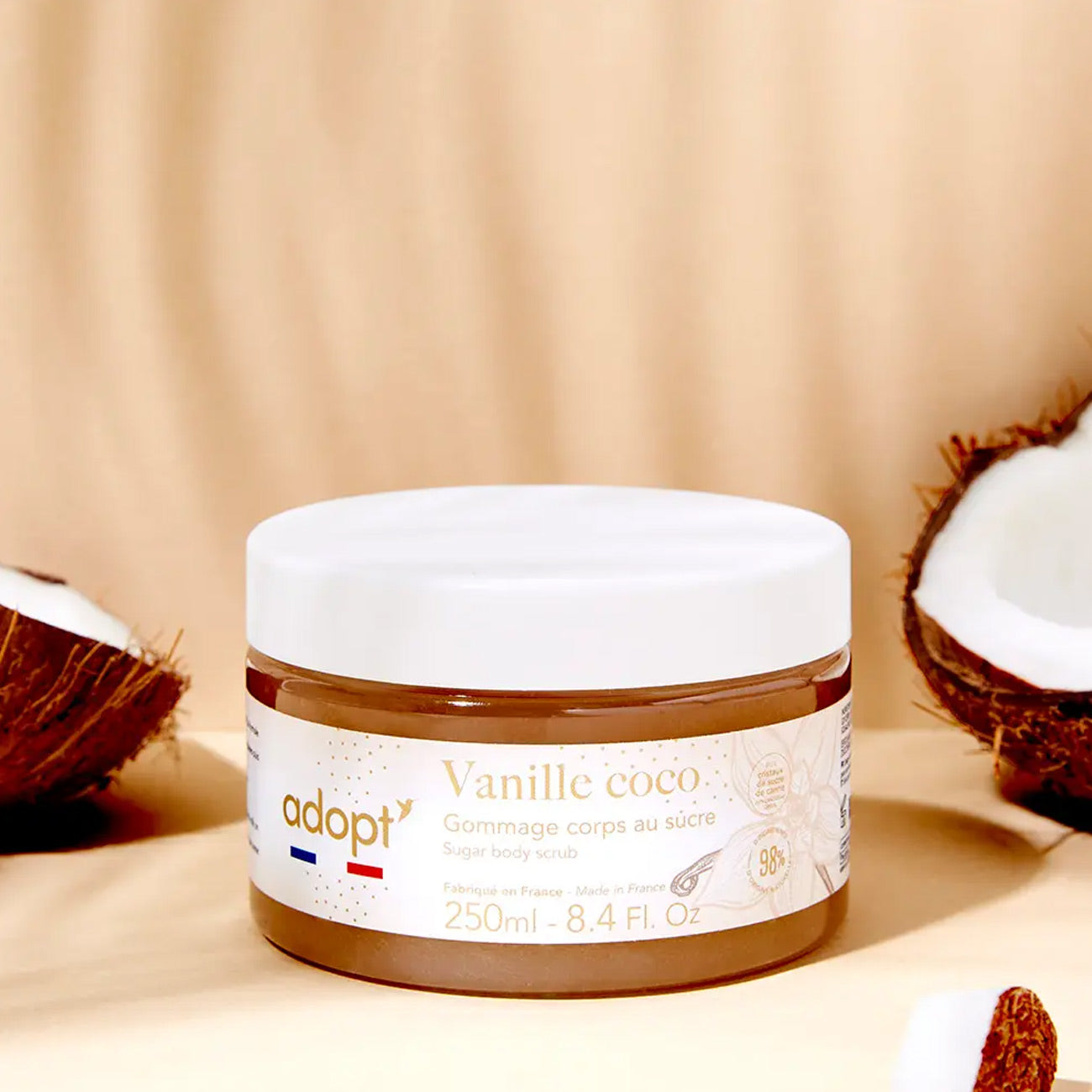 Vanille coco
Sugar scrub