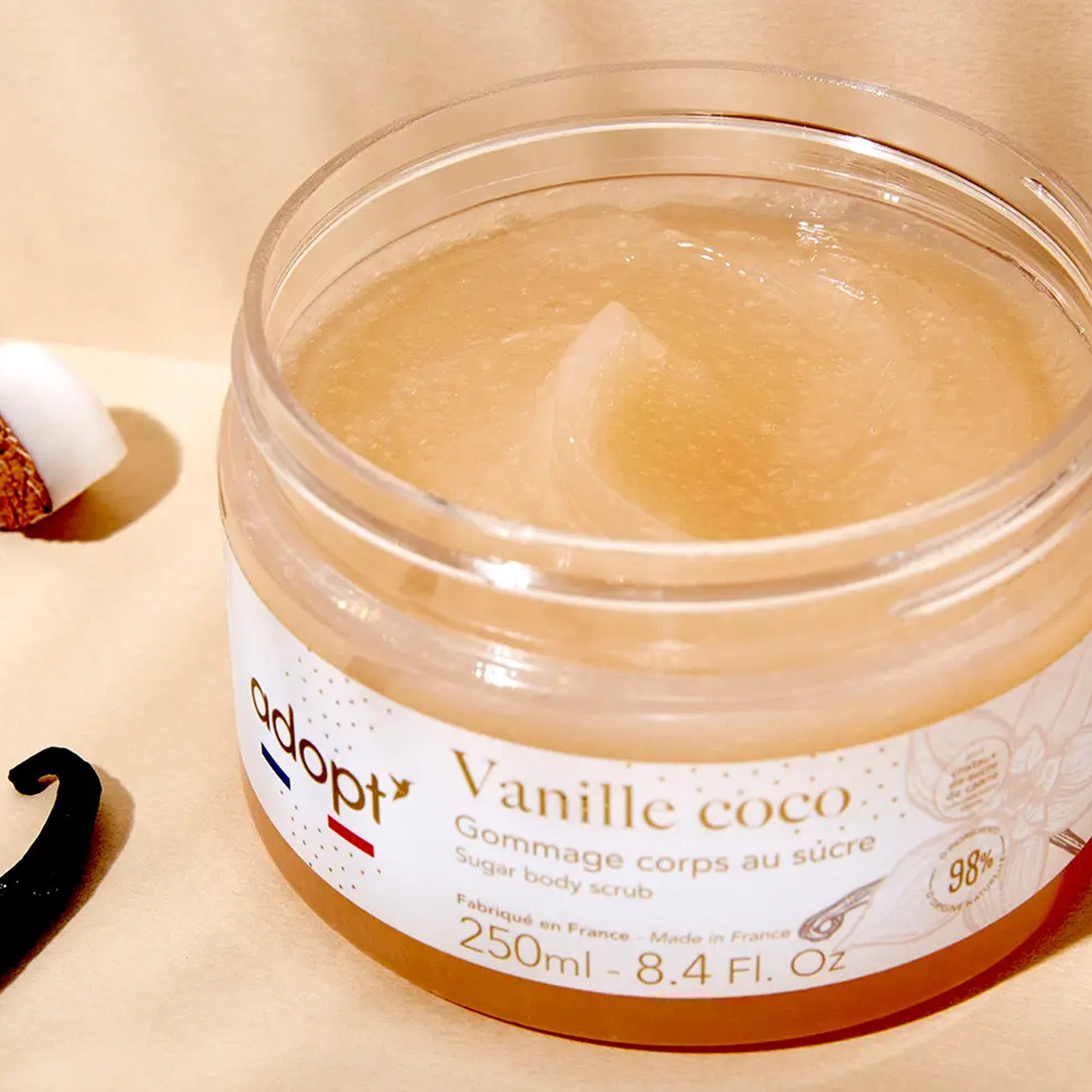 Vanille coco
Sugar scrub