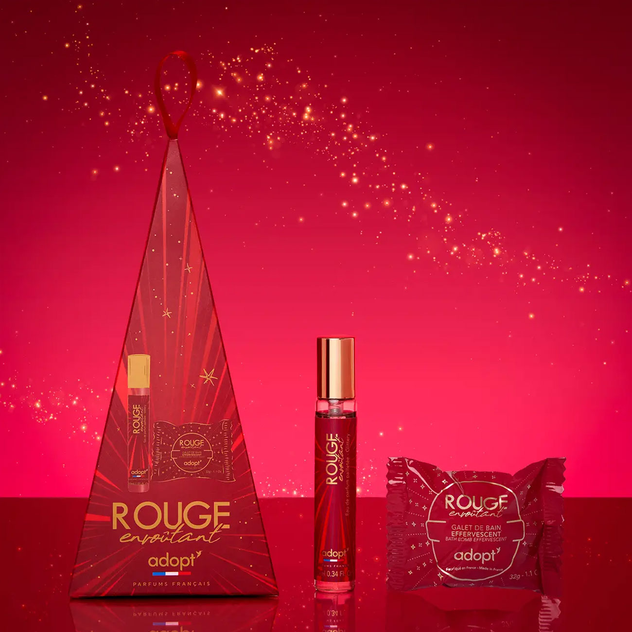 Rouge Envoûtant Set - EDP 10ml & Bath Bomb
