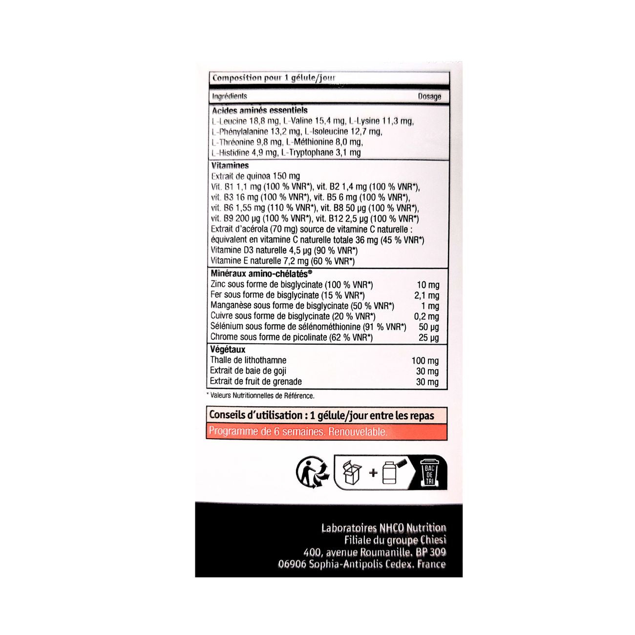 Orthosamine Natural Orthomolecular System