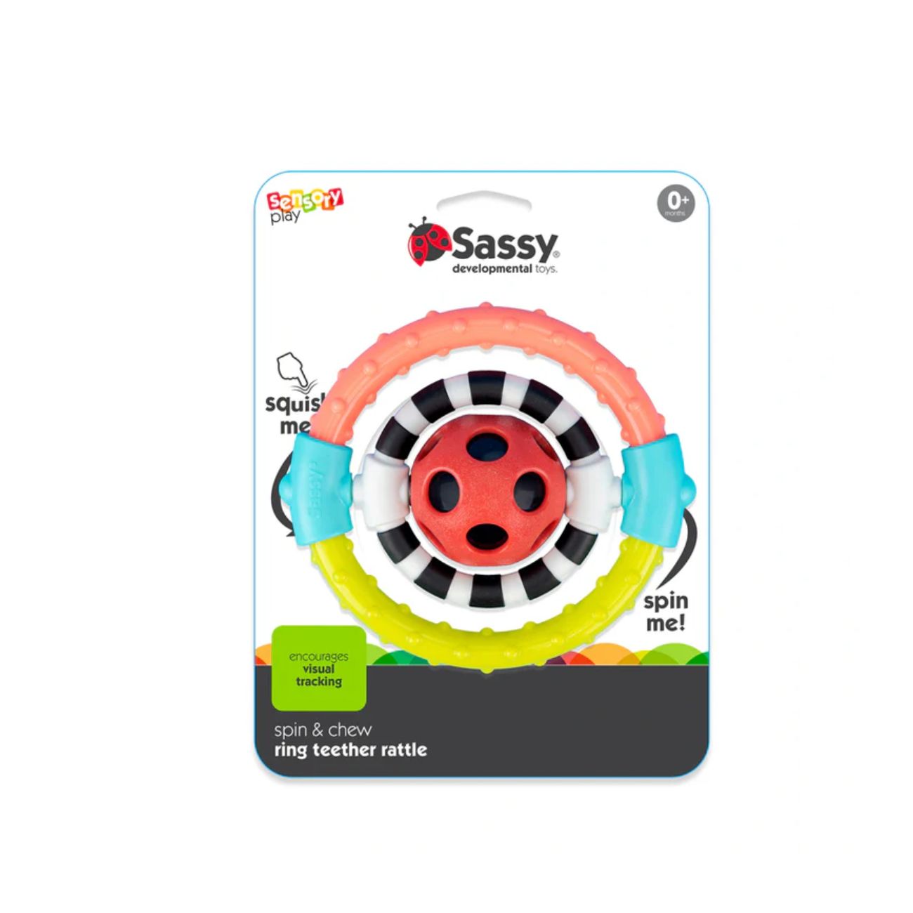 Spin & Chew Ring Teether Rattle 0M+