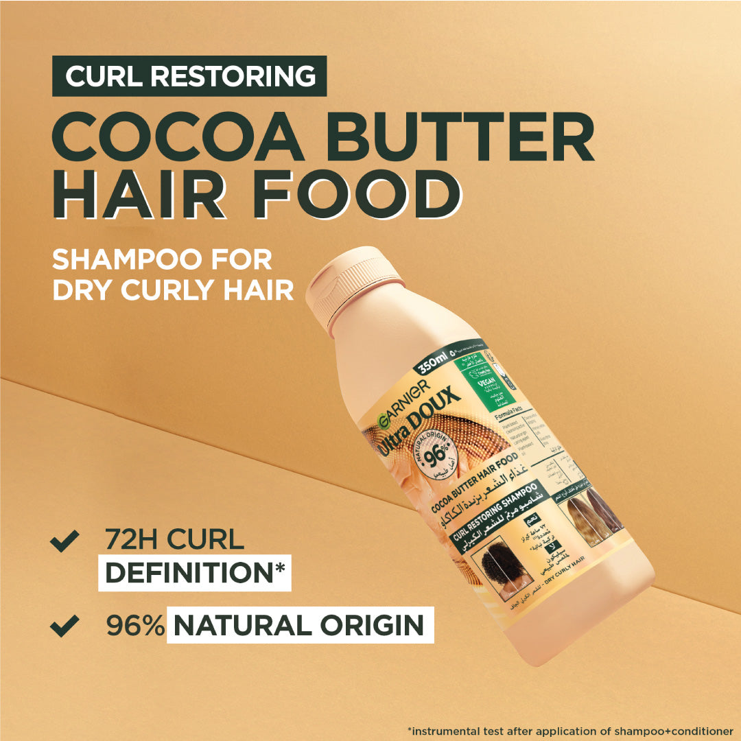 Ultra Doux Vegan Hair Food Cocoa Butter & Jojoba Oil Shampoo