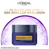 Hyaluron Expert Moisturiser and Plumping Anti-Aging Night Cream with Hyaluronic Acid