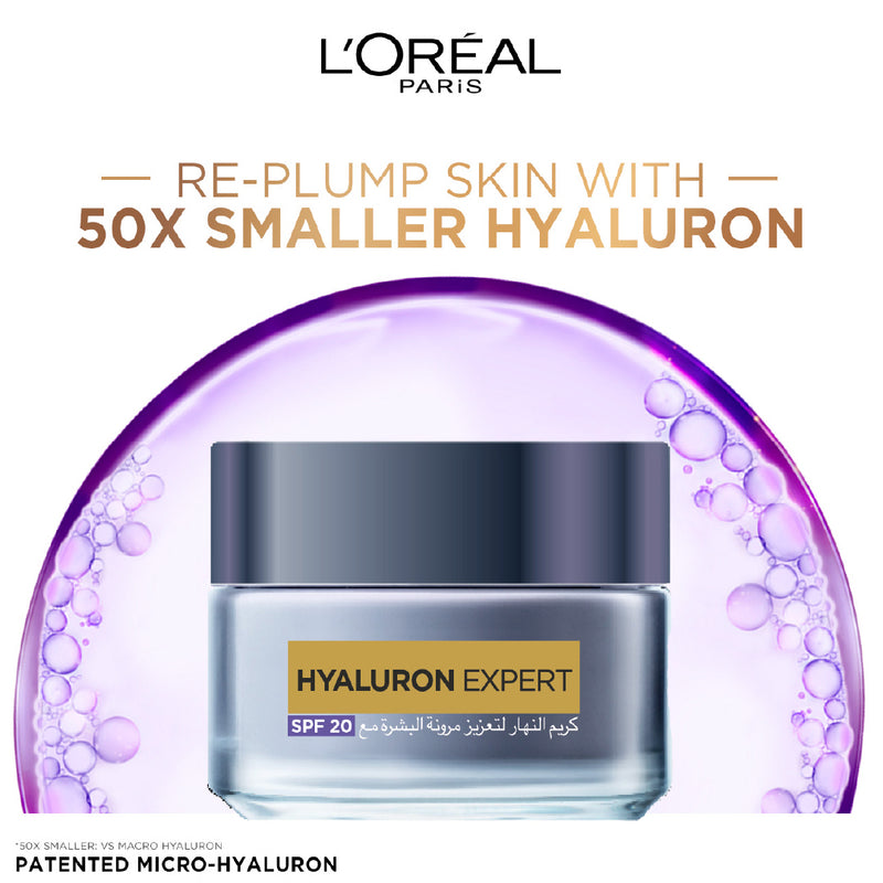 Hyaluron Expert Moisturiser and Plumping Anti-Aging Day Cream with Hyaluronic Acid