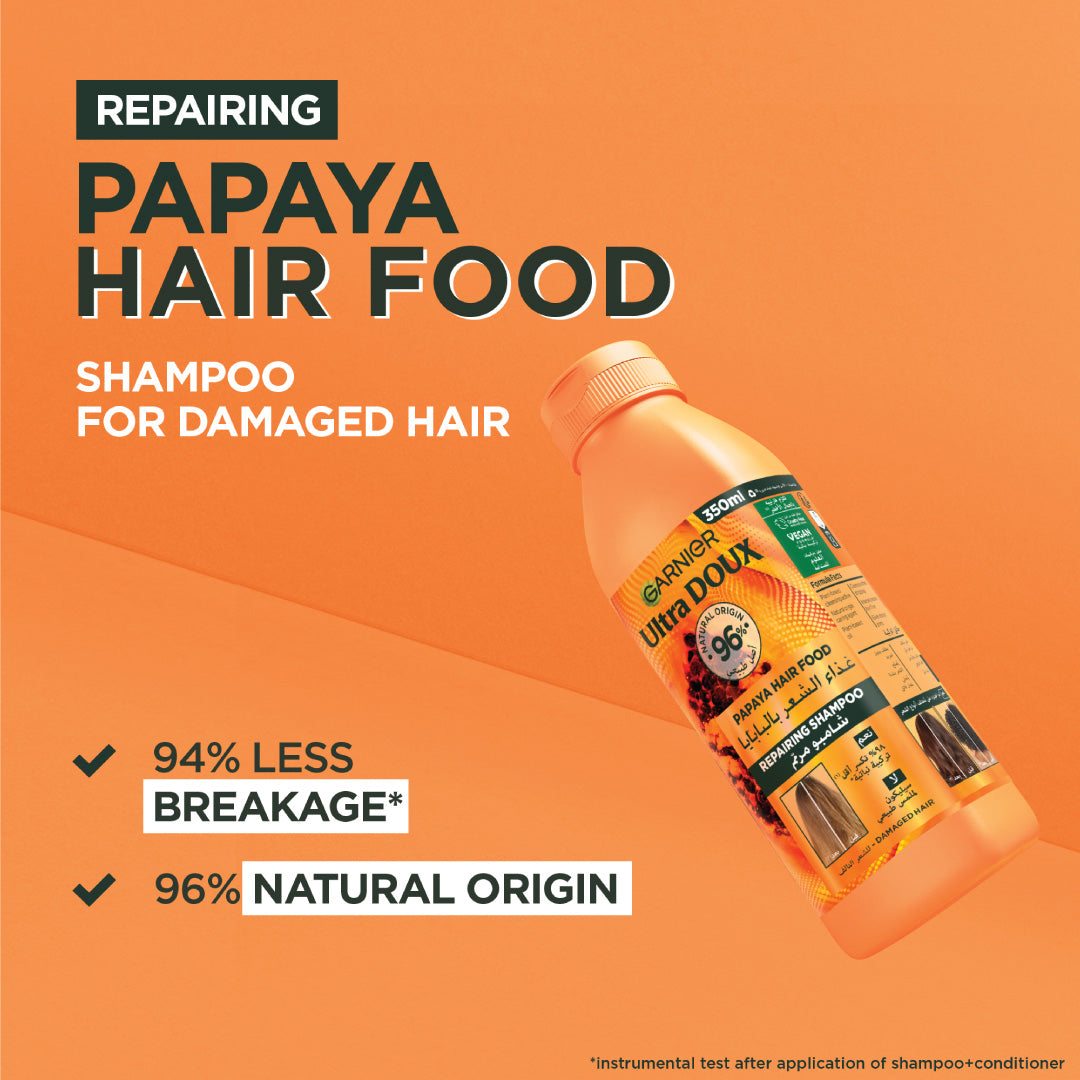 Ultra Doux Vegan Hair Food Papaya & Amla Shampoo