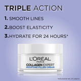L’Oréal Paris, Collagen Expert Moisture-Filling Cream, With Glycerin & Collagen Peptide Fractions, for Firmness Boosting and Improved Elasticity, 50ml