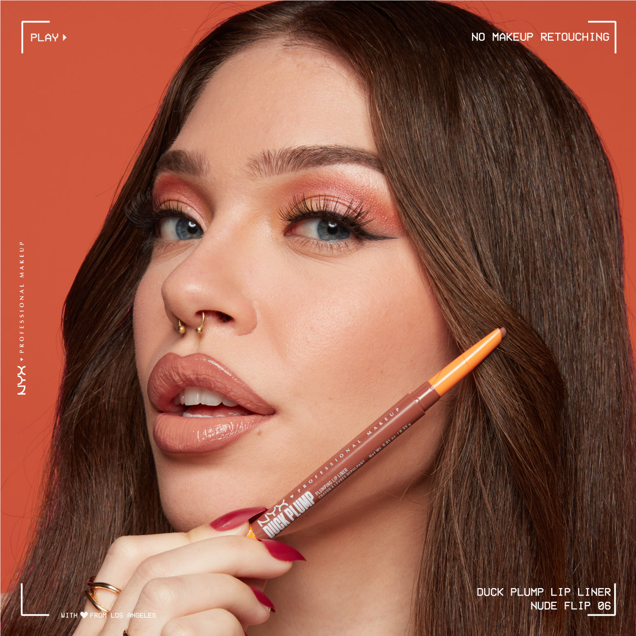 Duck Plump Plumping Lip Liner Up To 10 HR Wear, Matte Finish