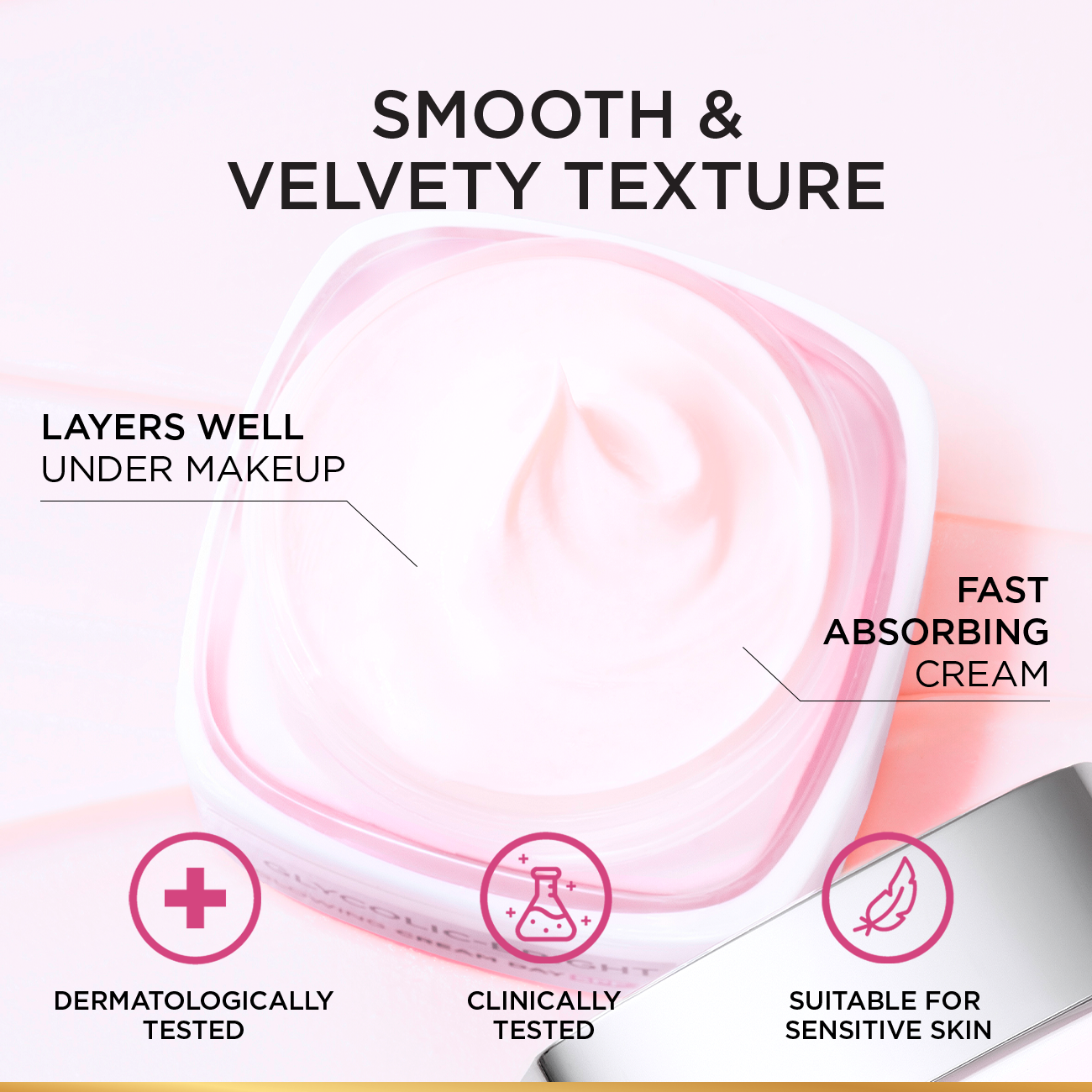 L’Oréal Paris, Glycolic-Bright Glowing Day Cream, for Dark Spots Reduction, Glow Boosting and Skin Tone Evenness, SPF 30, 50ml