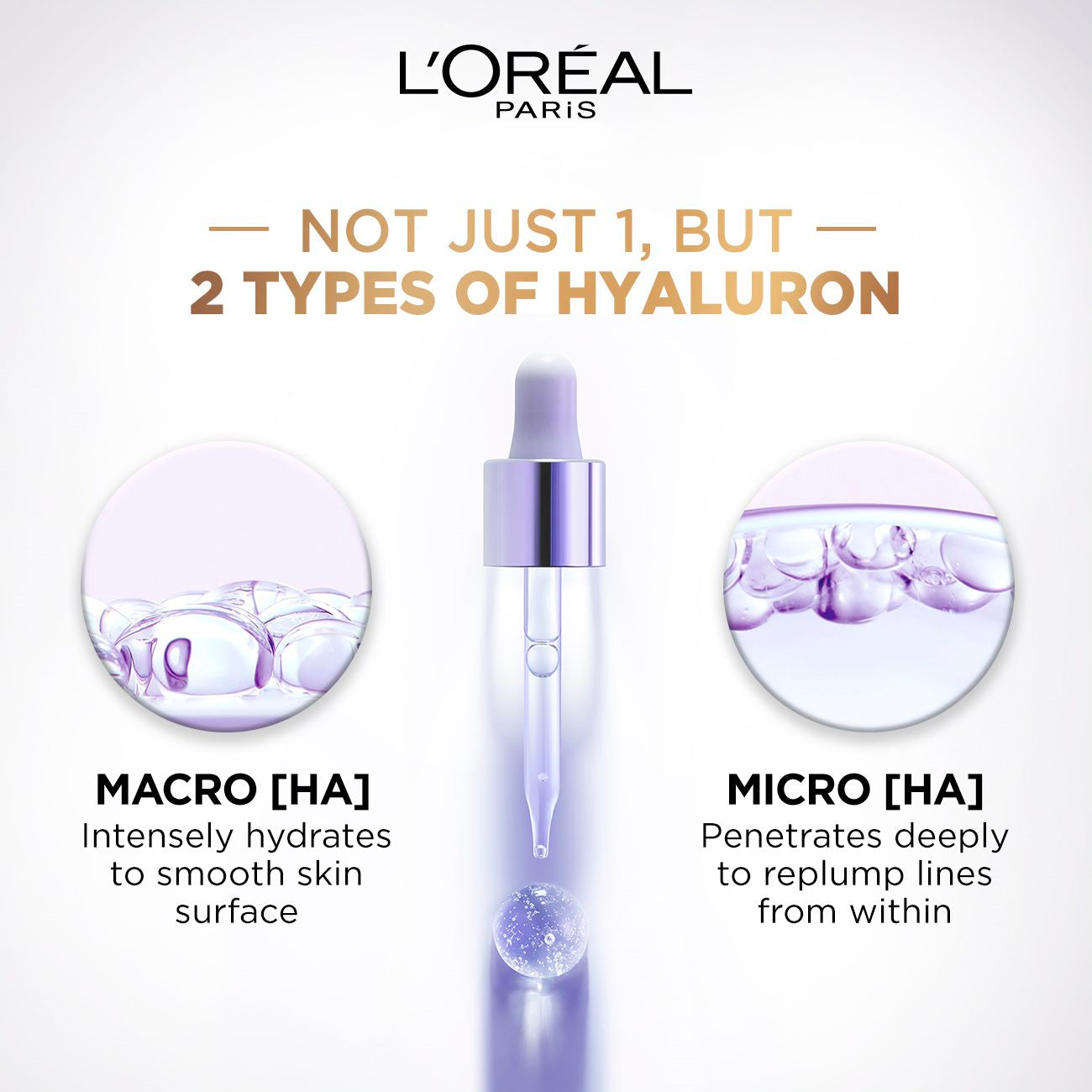 Hyaluron Expert Replumping Face Serum, with 1.5% Hyaluronic Acid, for Fine Lines Reduction, Hydration and Youthful Looking Skin