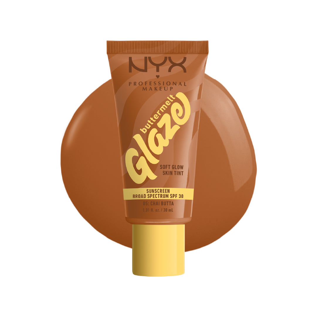 Buttermelt Glaze Soft Glow Skin Tint + SPF/FPS 30, Foundation, 12h Wear
