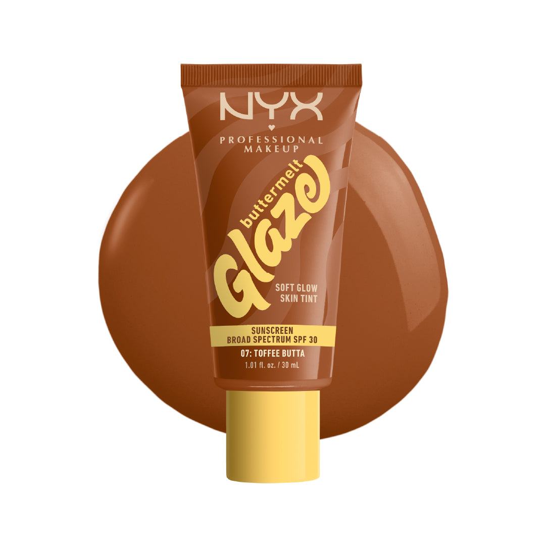 Buttermelt Glaze Soft Glow Skin Tint + SPF/FPS 30, Foundation, 12h Wear