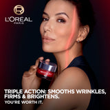 L’Oréal Paris, Revitalift Laser X3 Triple Action Anti-Aging Day Cream, to smooth Wrinkles, firm skin, and Brighten Complexion, SPF 25, 50ml