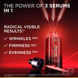 L’Oréal Paris Revitalift Triple Power Age-Correcting™ Serum with Tri-peptides, Hyaluronic Acid, and Vitamin C to Hydrate, Tone, and Firm Skin, 30ml.