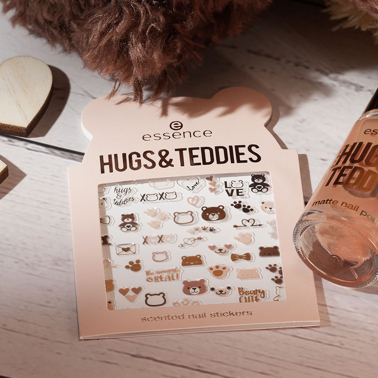 Hugs & Teddies Scented Nail Stickers
