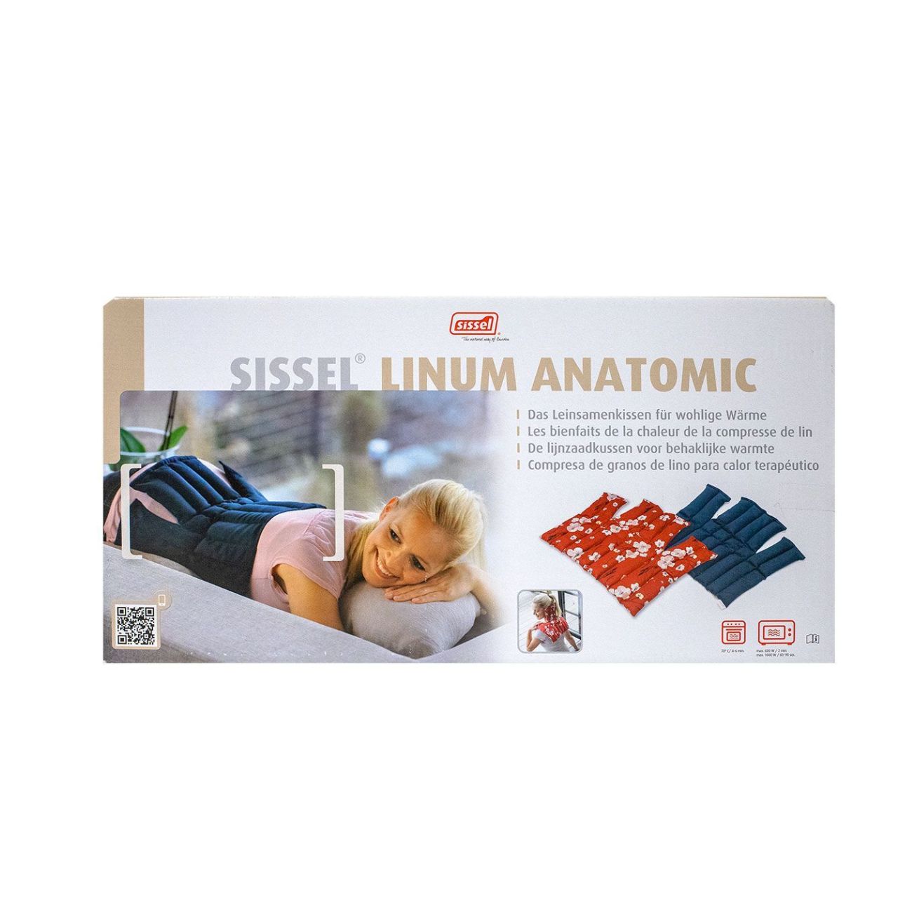 Linum Anatomic Warmth Linseed Blossom Pillow