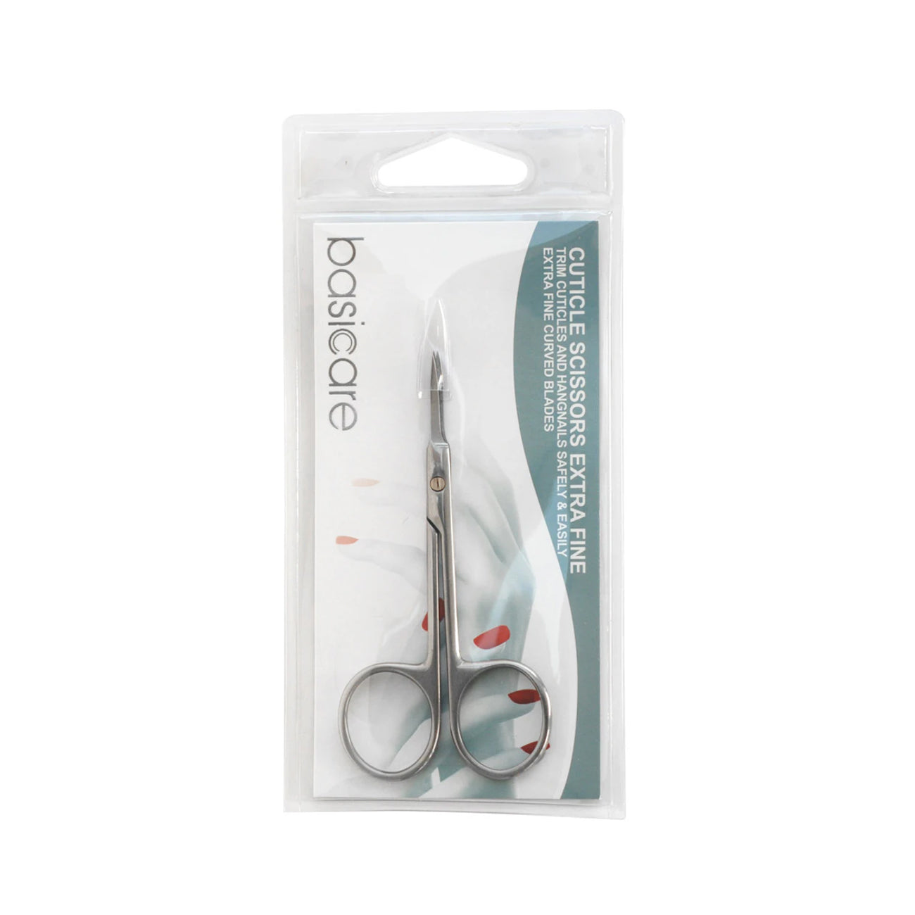 Basic Care Cuticle Scissor Extra Fine Curved