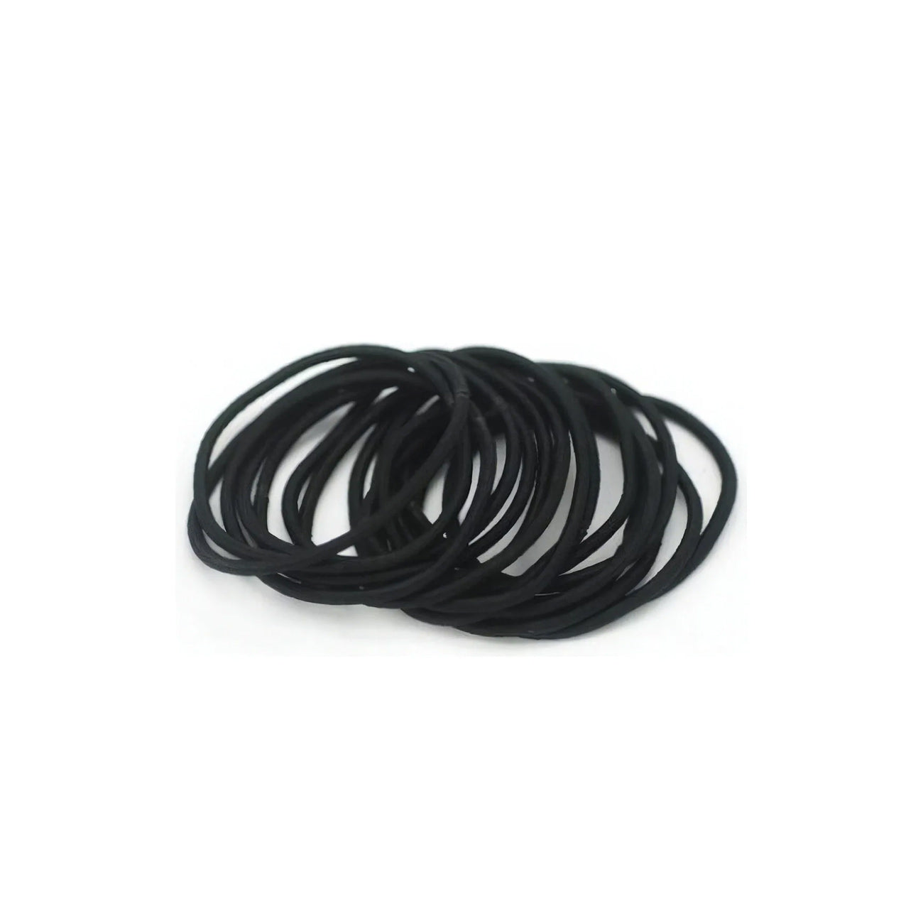 Basic Care Hair Long Lasting Snag Free Round Elastic
