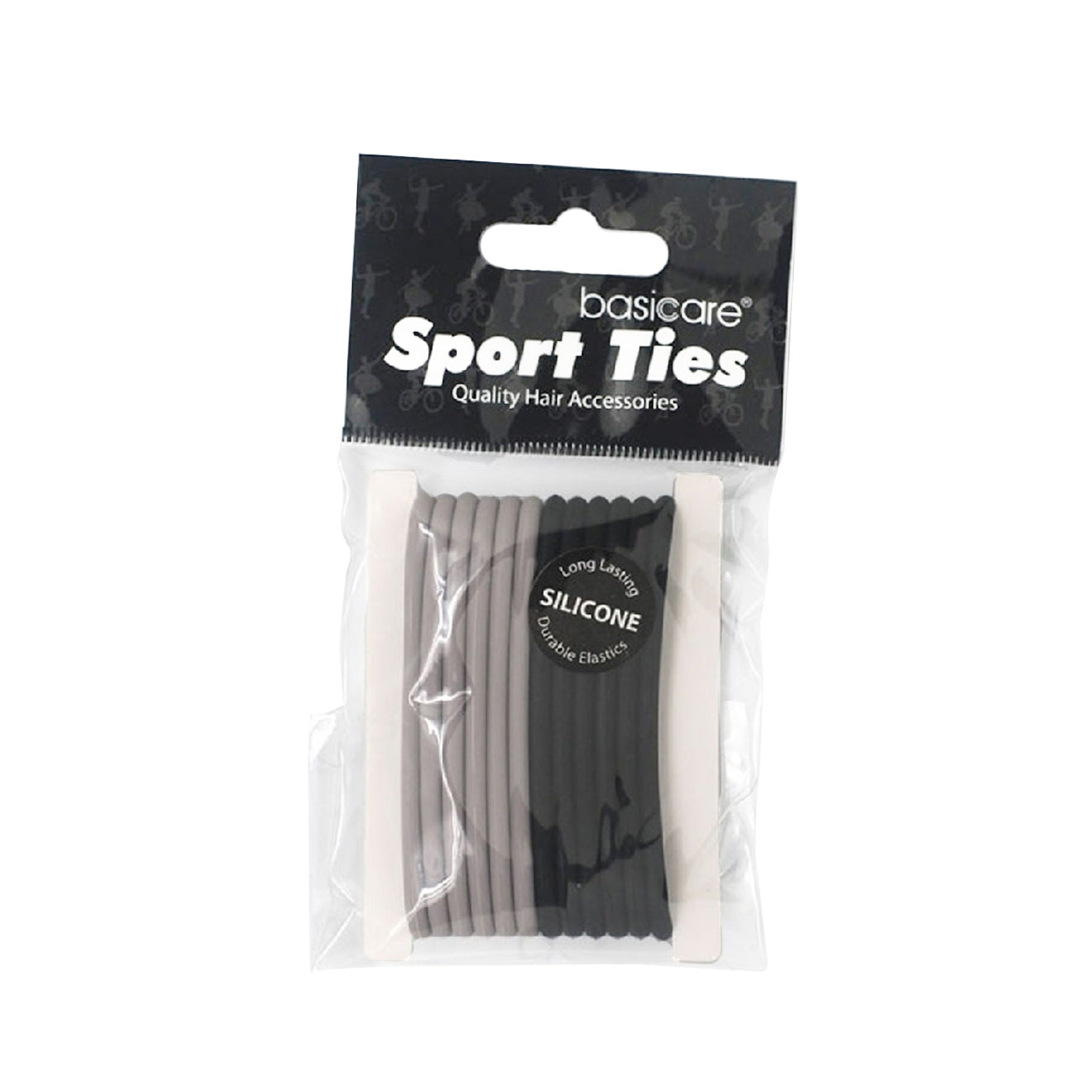 Basic Care Hair Sport Ties Silicon