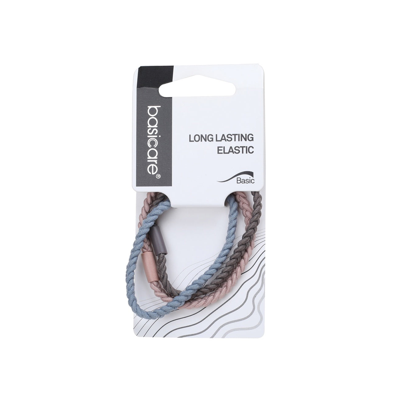 Basic Care Hair Long Lasting Snag Free Round Elastic