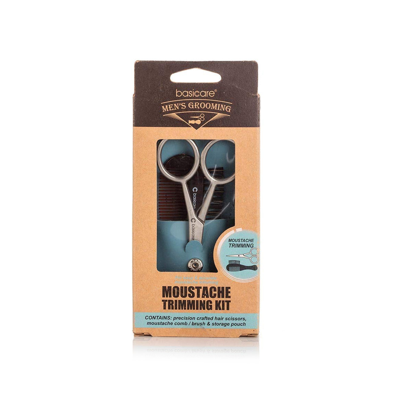 Basic Care Men'S Trimmer Kit (Hair Scissors + Comb)
