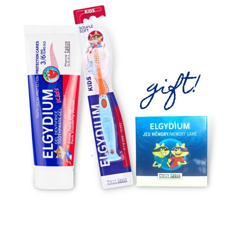 Kids Toothpaste & Toothbrush - 2-6 Years Duo
