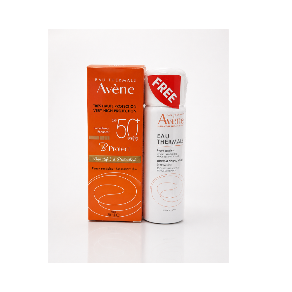 Avène Sun B Protect Spf50+ & Thermal water Travel Size Duo Pack