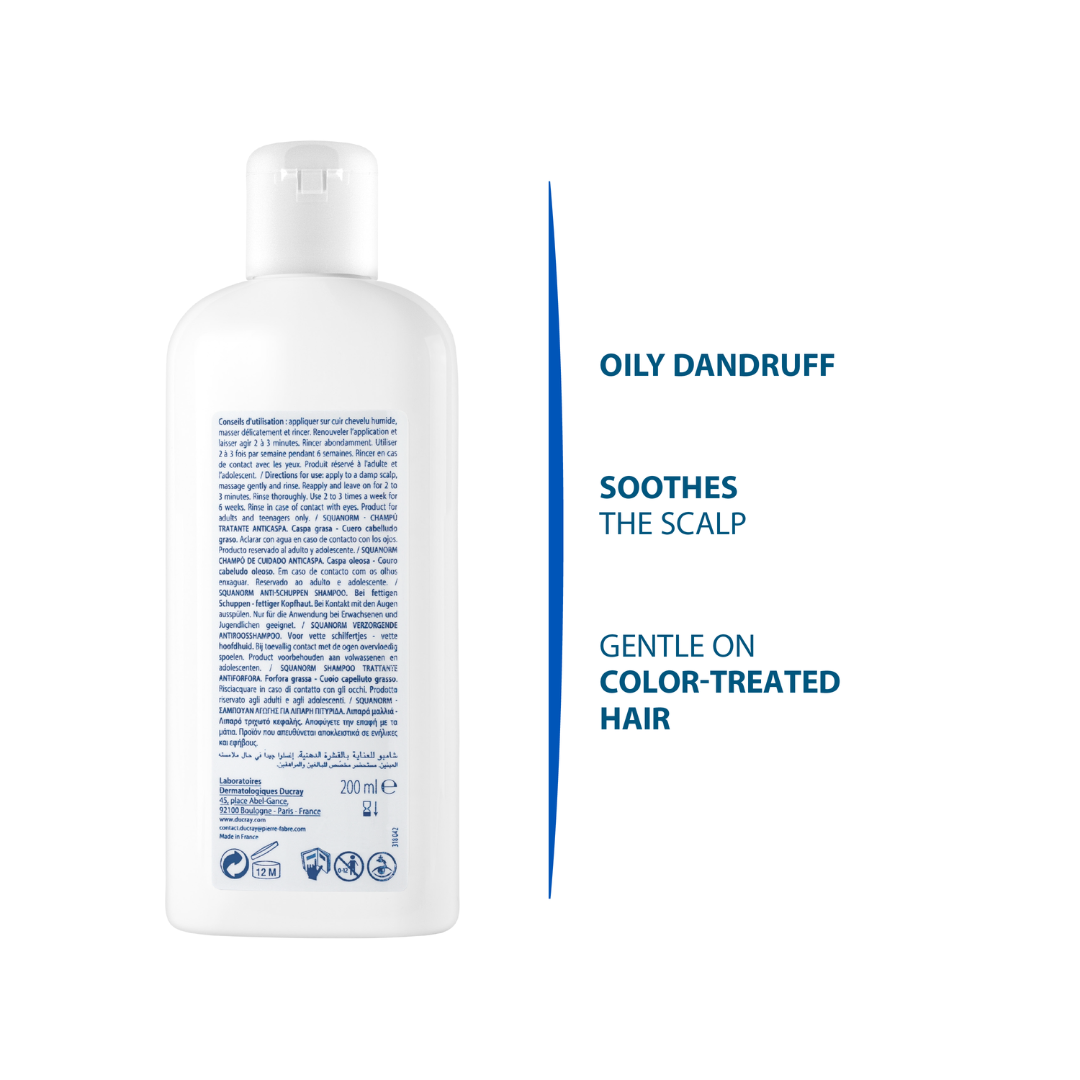 Squanorm Anti-Dandruff Treatment Shampoo - Oily Dandruff