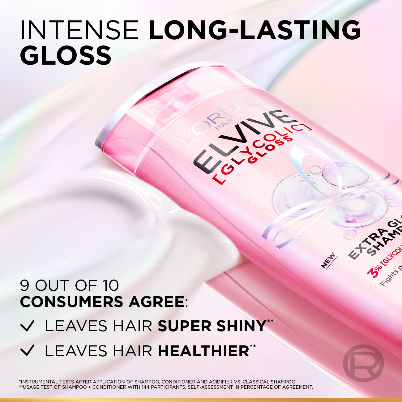 Glycolic Gloss Shampoo, Our First at-home glossing treatment, 3% [Gloss Complex] with Glycolic Acid