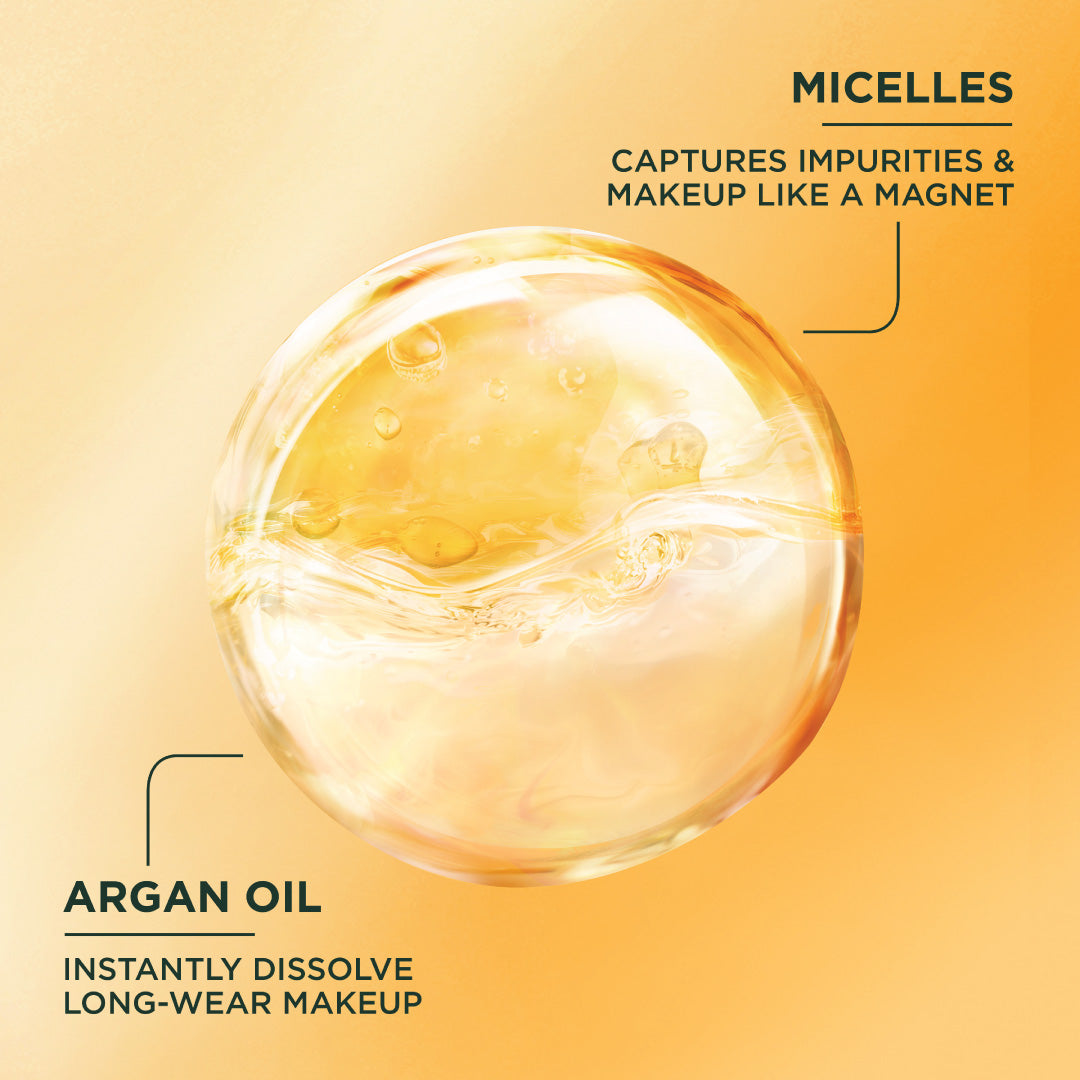 Garnier Micellar Water Oil-Infused Facial Cleanser and Waterproof Makeup Remover