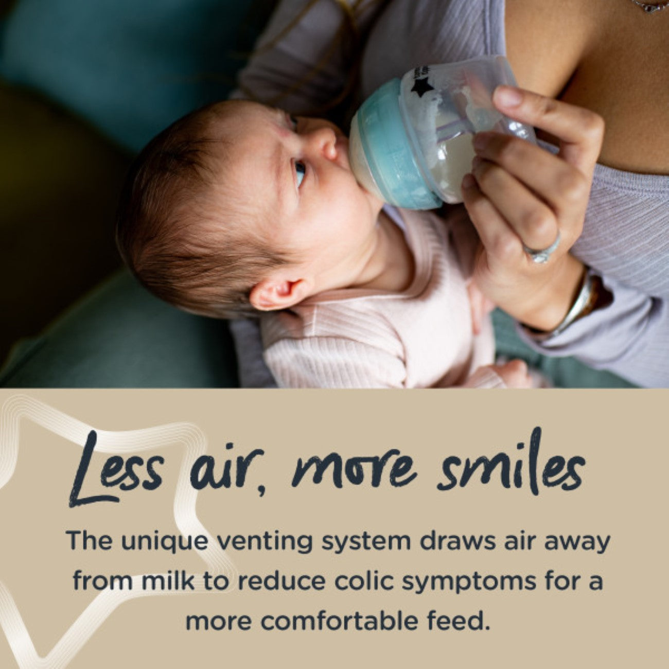 Advanced Anti-Colic Baby Bottles (0M+) - Pack of 2