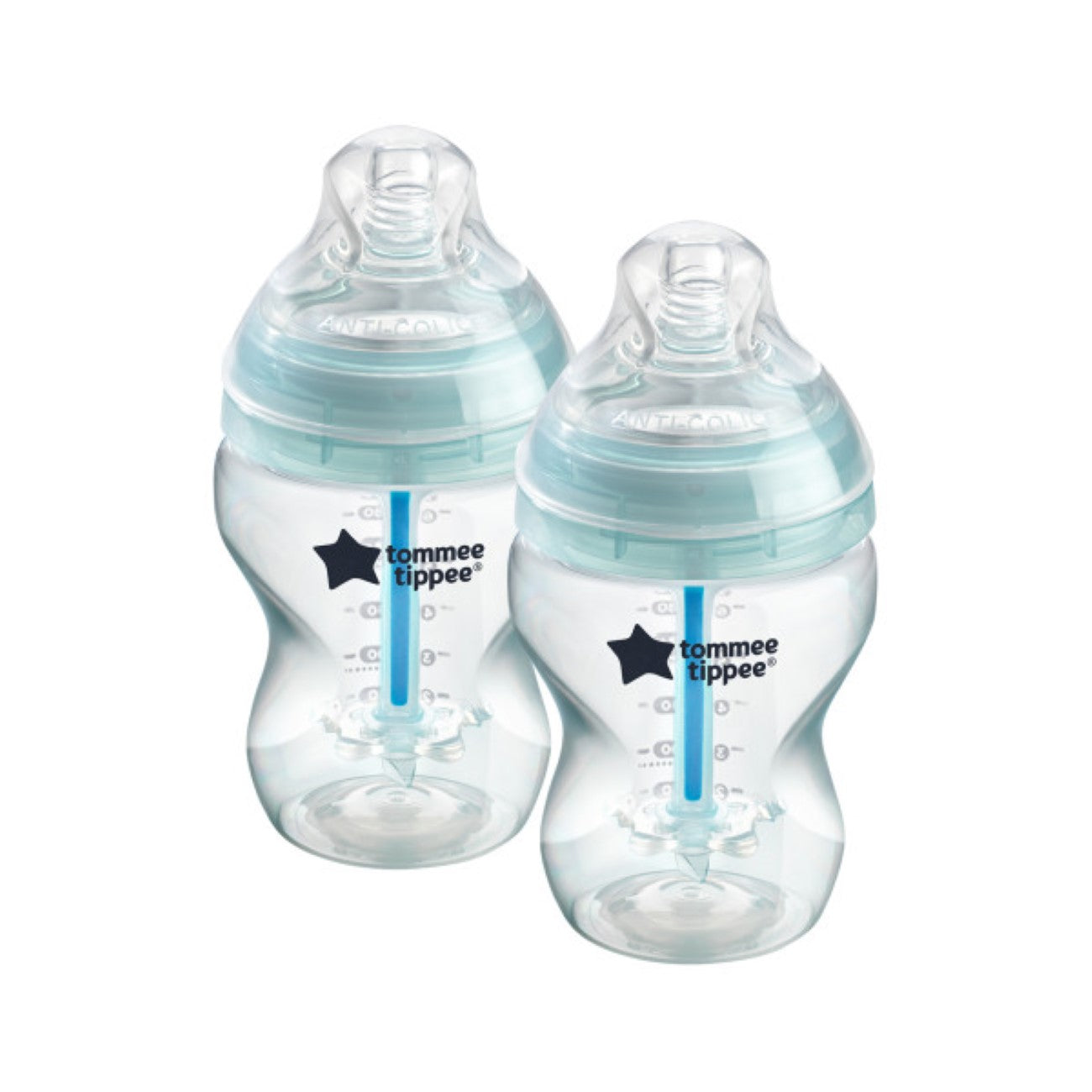Advanced Anti-Colic Baby Bottles (0M+) - Pack of 2
