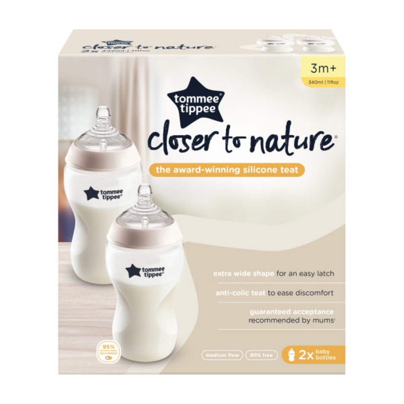 Closer To Nature Bottle 3M+ - Pack of 2