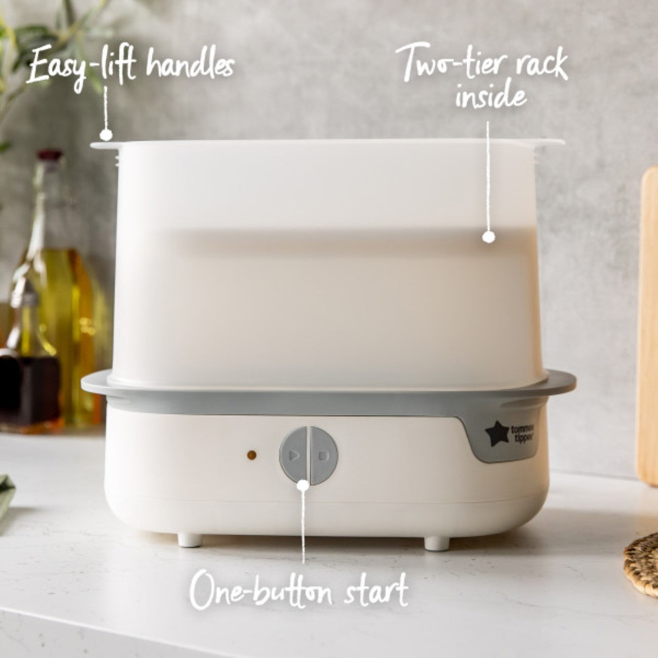 Supersteam Electric Steam Sterilizer 6 Bottles