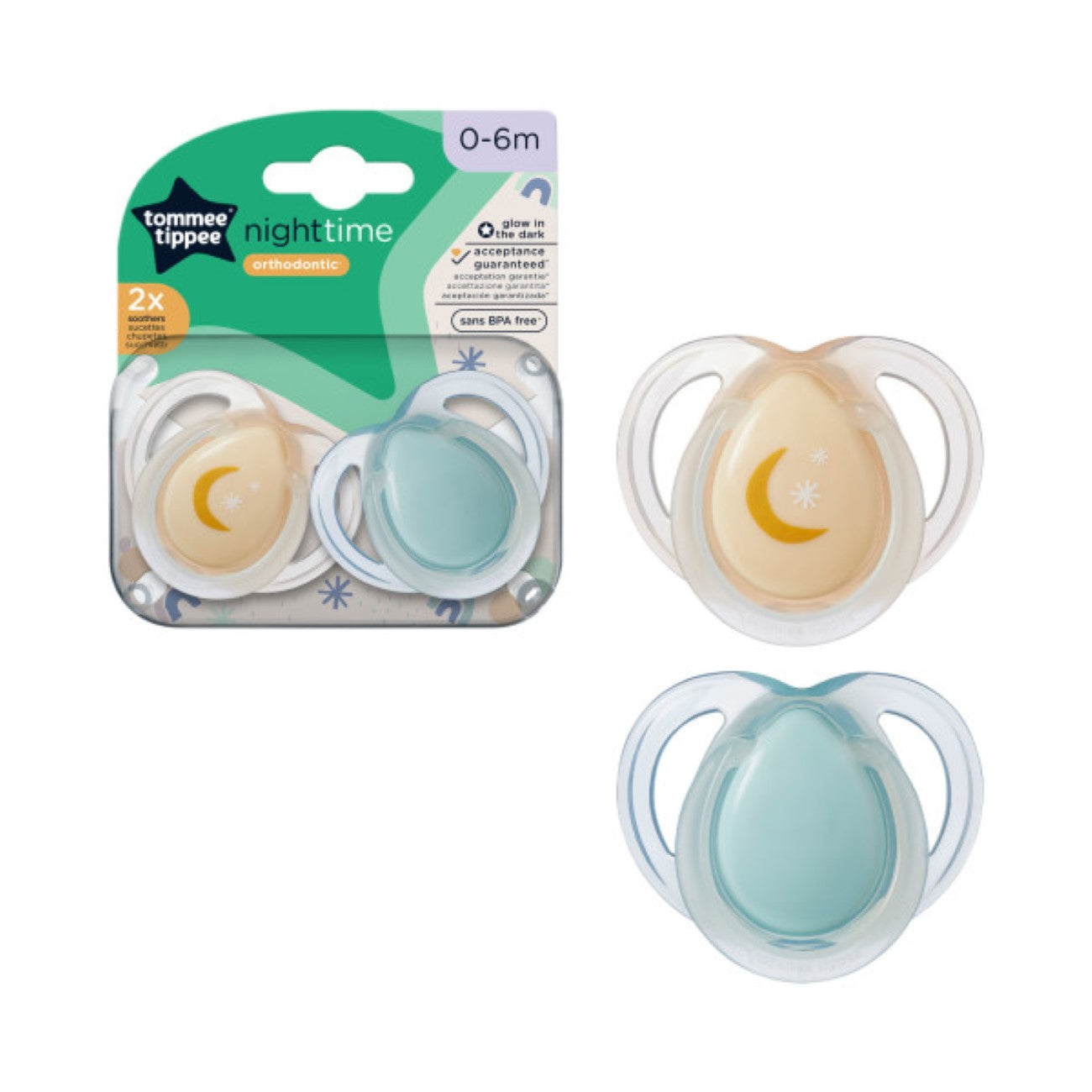 Night Soother 0-6M - Pack of 2