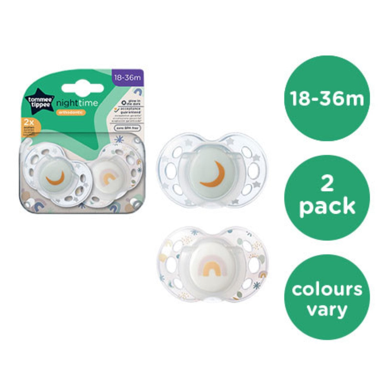 Night Time Soother 18-36M -Pack of 2