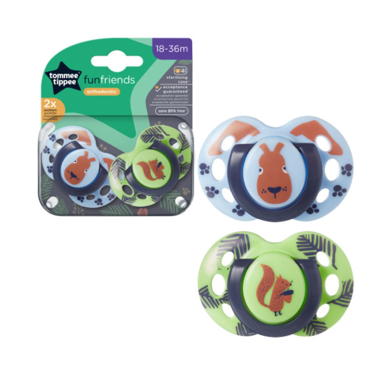 Fun Style Soother 18-36M - Pack of 2