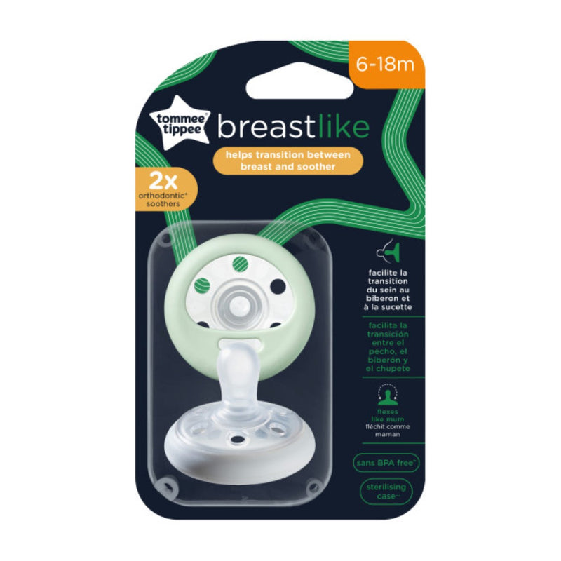 Closer to Nature Breast-Like Soother (6-18M) - Pack of 2