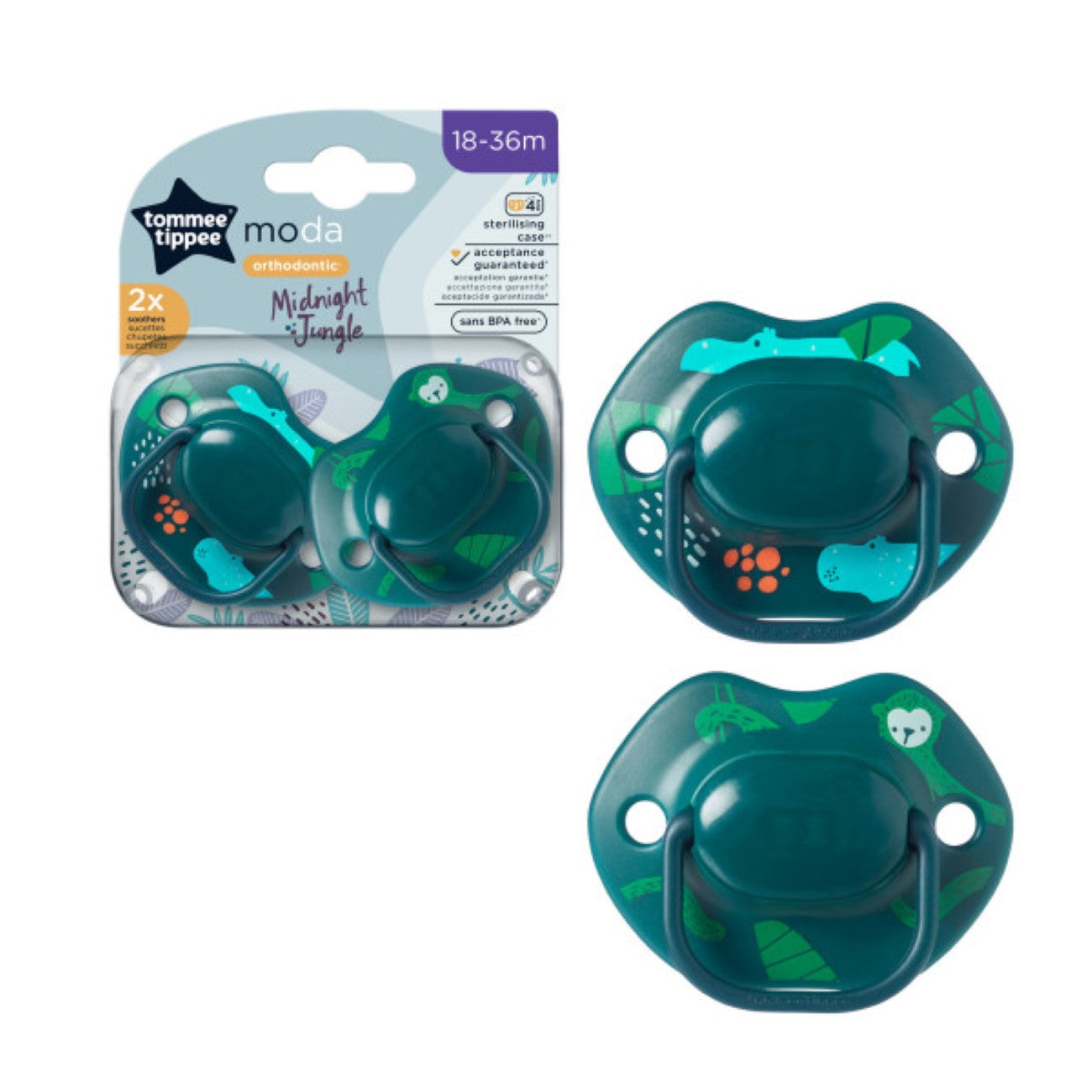 Moda Soother (18-36M) - Pack of 2